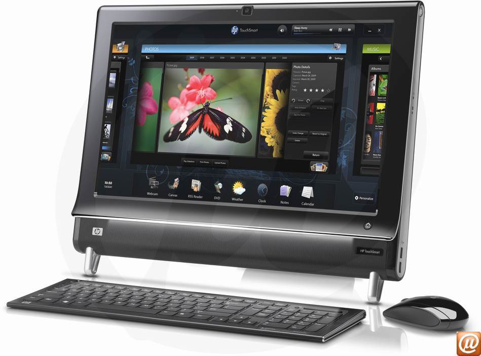 QS442AA - Desktop-PC All-in-One com tela de toque TouchSmart HP 420-1000br Intel Core i5-2400 (3.10GHz) 4GB 750GB 21.5" LED DVD-RW Windows 7 Home Premium 64 Wi-Fi N WebCam